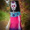 In the Breeze 5063 La Catrina 40 Inch Breeze Buddy Windsock - Hanging Day of the Dead Decoration - Outdoor Holiday Décor